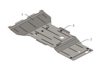 Jeep Grand Cherokee 2011-2021 metalinė variklio apsauga